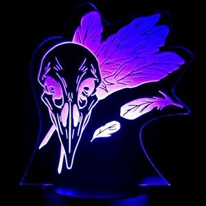 Raven Skull led light Color changing Night‎ Light